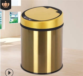 新款不锈钢垃圾桶批发家用自动感应垃圾桶定制智能垃圾桶一件代发