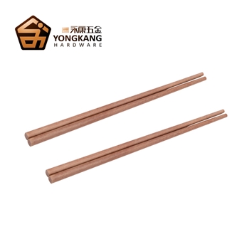 平切筷（红檀木 鸡翅木）高档木质无漆无蜡家用餐具实木木筷子 红檀木