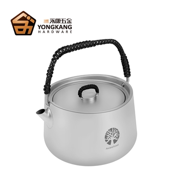 般诺钛茶壶1L茶具水壶便携式户外水壶煮茶壶烧水壶