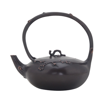 茶具茶壶喜上梅梢铸铜壶无铅安全饮水铜壶